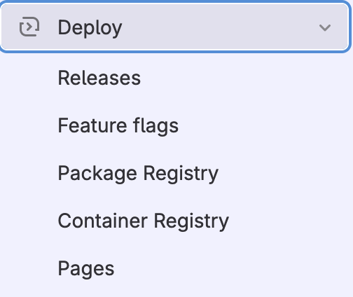 Gitlab - deploy section