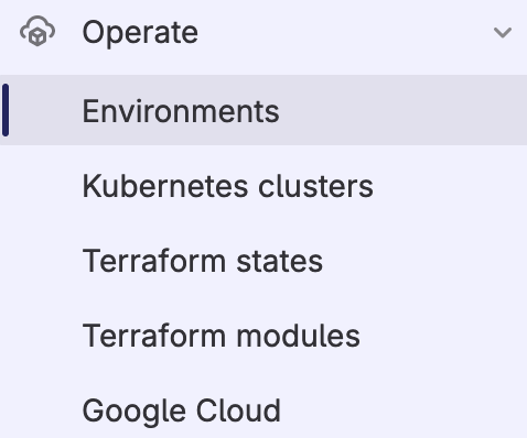 Gitlab - operate section